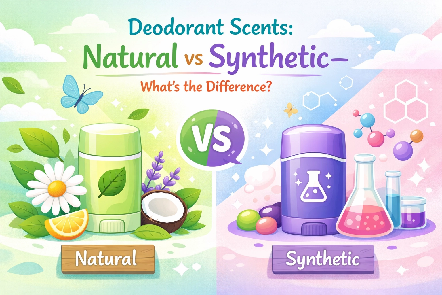 Deodorant Scents: Natural vs Synthetic, What’s the Difference?
