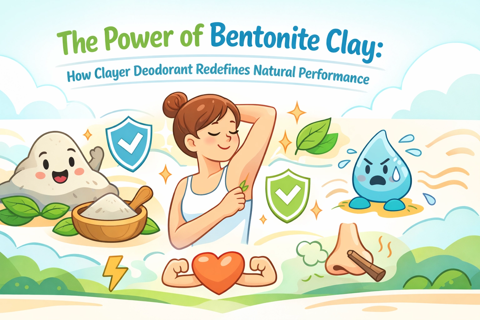 The Power of Bentonite Clay: How Clayer Deodorant Redefines Natural Performance