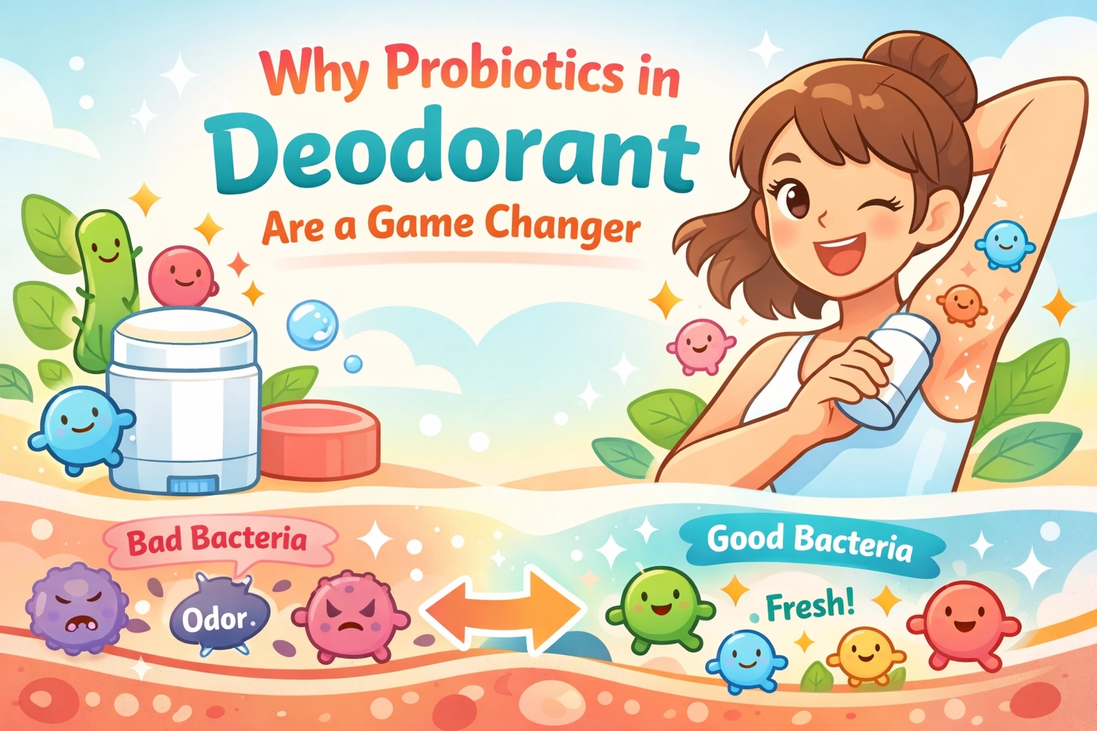 Why Probiotics in Deodorant Are a Game Changer