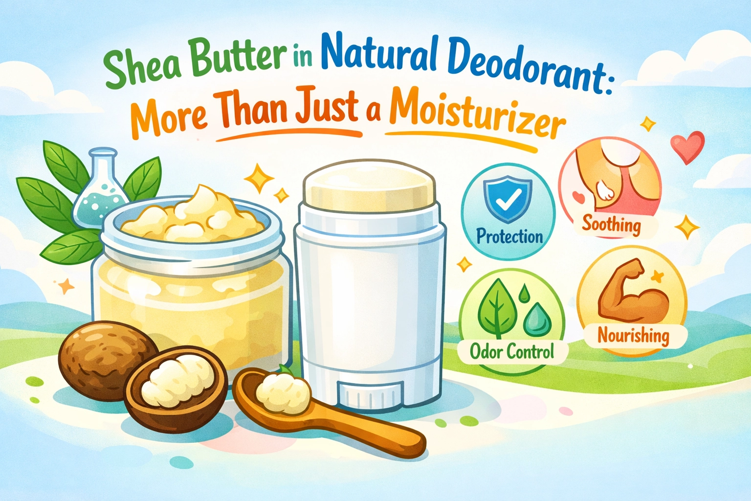 Shea Butter in Natural Deodorant: More Than Just a Moisturizer