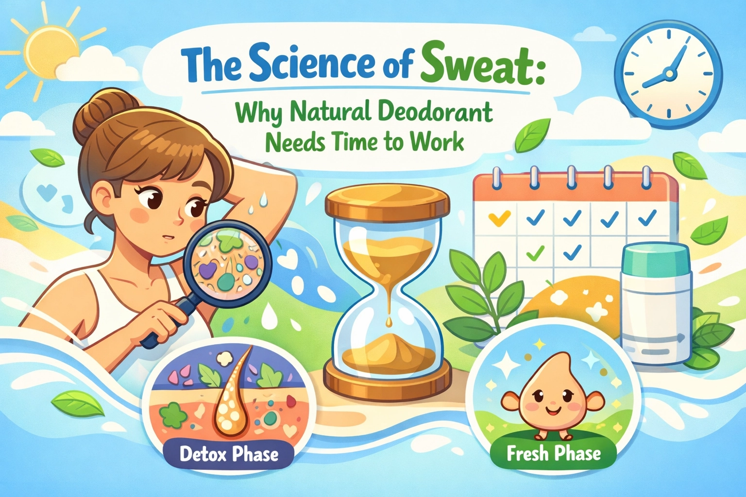 The Science of Sweat: Why Natural Deodorant Needs Time to Work