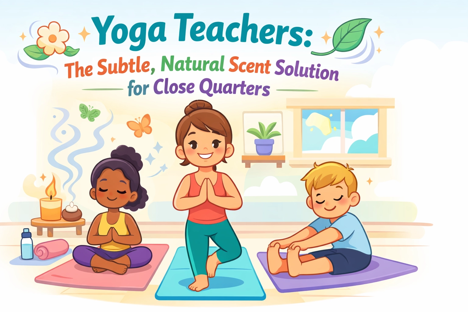 Yoga Teachers: The Subtle, Natural Scent Solution for Close Quarters