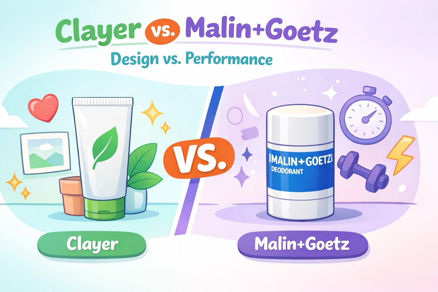 Clayer vs. Malin+Goetz: Design vs. Performance