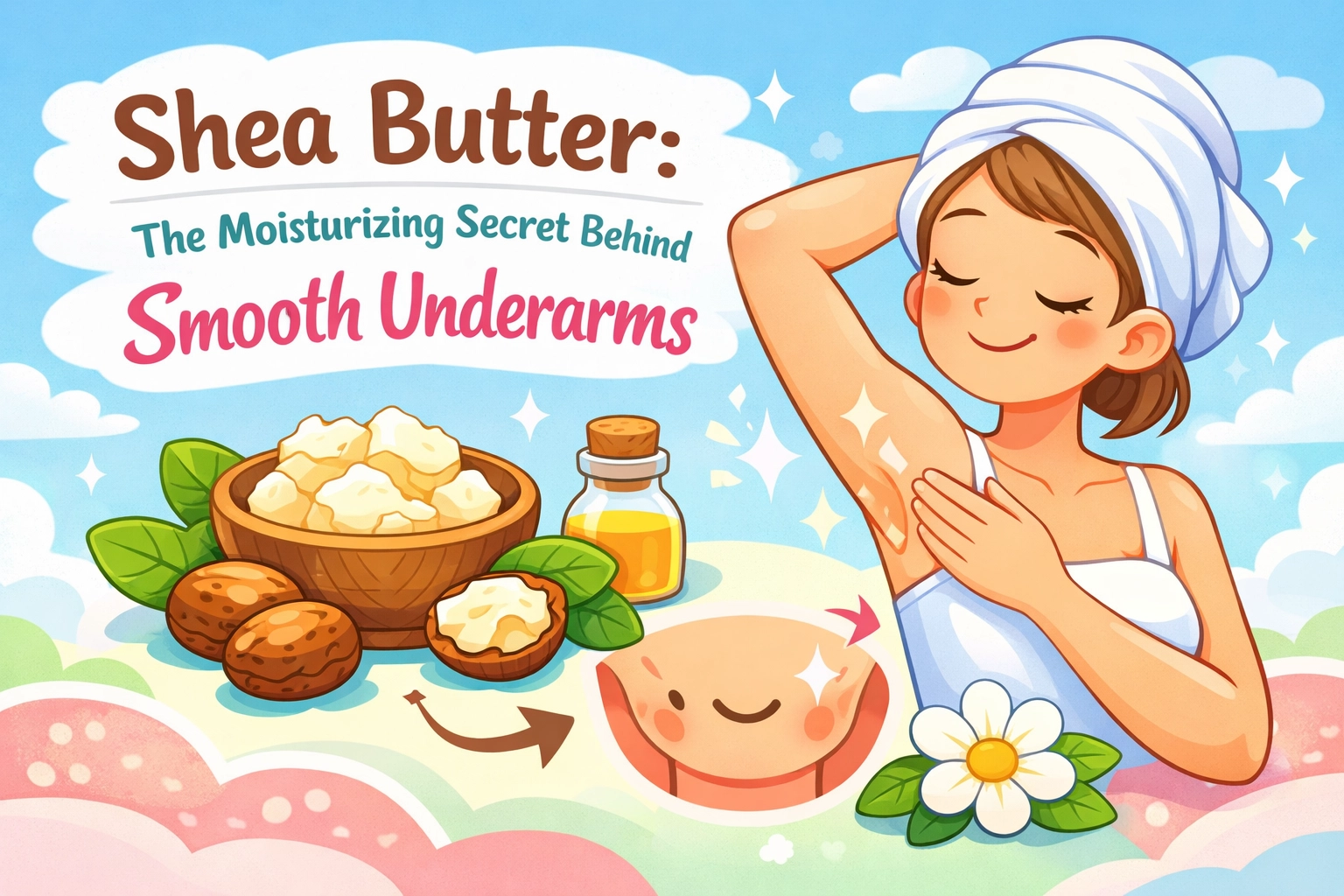 Shea Butter: The Moisturizing Secret Behind Smooth Underarms